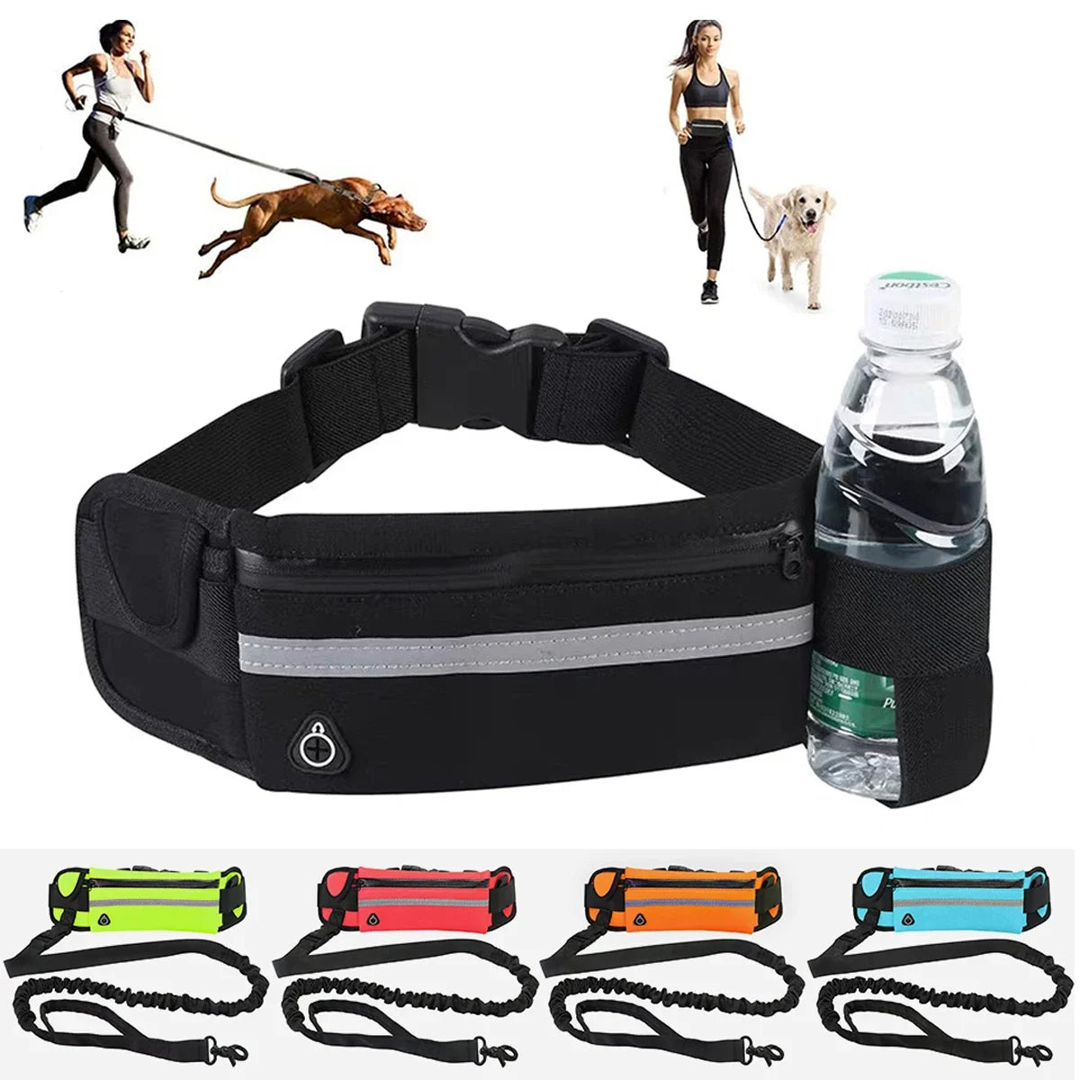 SourcetoHome Hands Free Dog Leash -  - front view