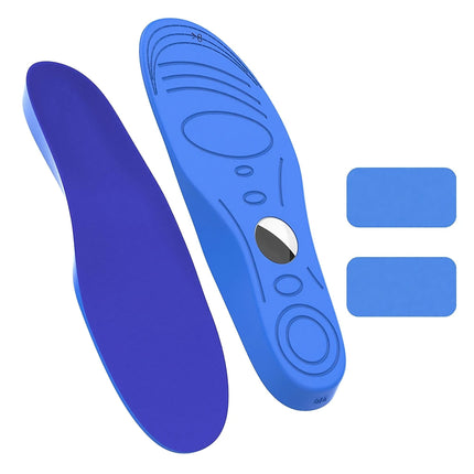 Shoe insoles with AirTag holder slot for GPS tracking and location monitoring