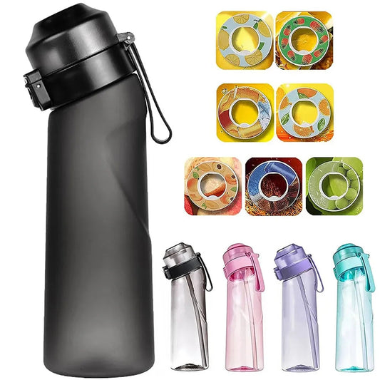 Flavored Water Bottle 650ml front view - BPA-free hydration bottle