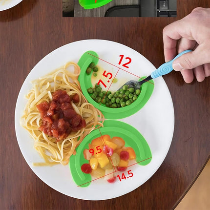 Silicone plate separator flexible divider for stacking and protecting dishes