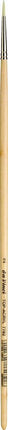 da Vinci Oil & Acrylic Series 7782 Top Acryl Paint Brush, Round White Synthetic with Long Natural Polished Handle, Size 2 (7782-02)