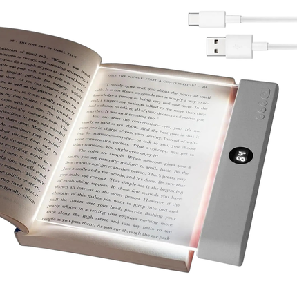 USA-CALI Adjustable LED Reading Lamp with flexible neck and clip-on design