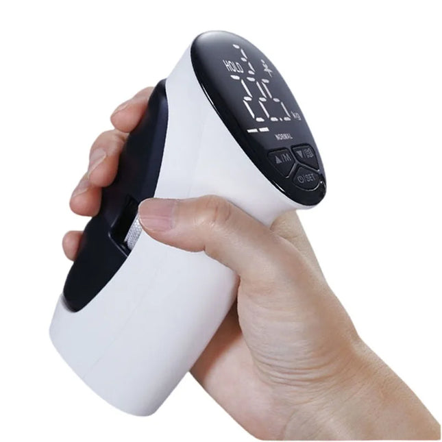 Dynamometer Hand Grip Strengthener side profile showing ergonomic handle design