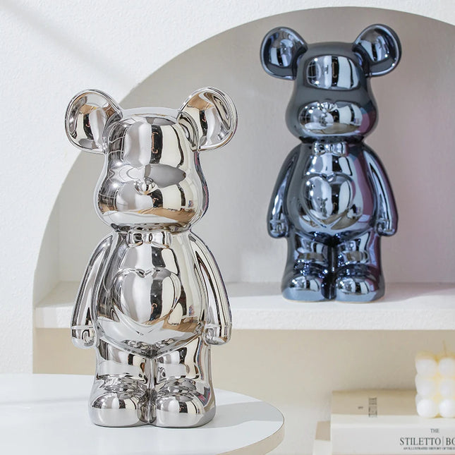 Aesthetic Bear Brick Ceramic Statue - photo 2