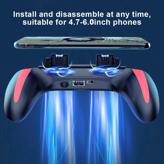 H10 Gamepad for Phones side profile highlighting ergonomic grip