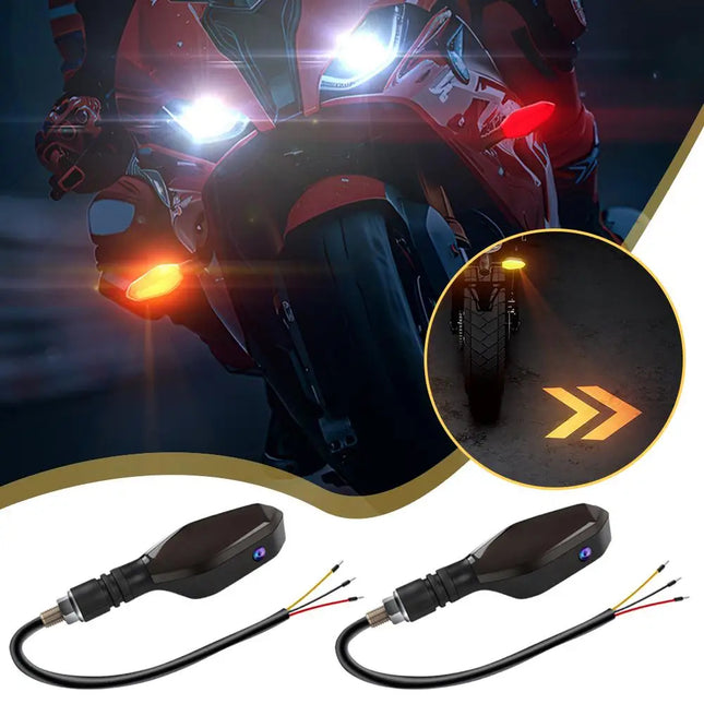 Motorcycle Road Projection Turn Signal Lights - photo 2