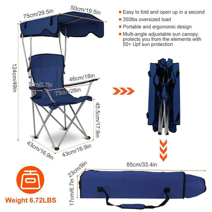 Camping Chair with Canopy - photo 2