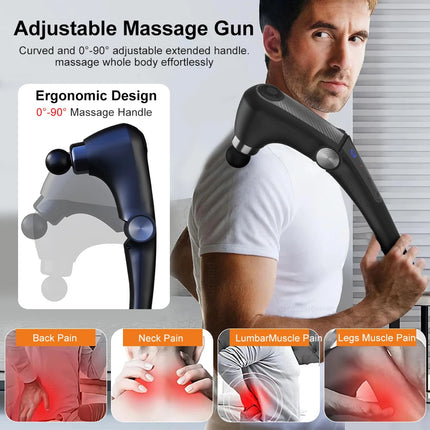 Fascia Massage Gun with Extension Handle - photo 2
