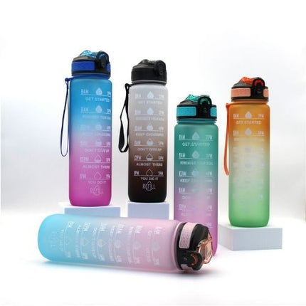 SourcetoHome Motivational Water Bottle - supplement facts label