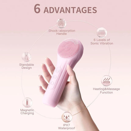 Sonic Waterproof Facial Cleansing Brush - photo 2