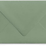 Spruce Green A7 Euro Curved Flap Invitation Envelopes - Pack of 50