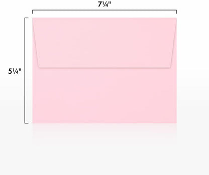 A7 Invitation Envelopes, Peel & Press, Candy Pink, 50 Count - photo 3