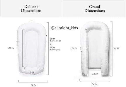 Deluxe+ Grand Dock Replacement Cover Doc a tot Parts Waffle Cotton Cream (Grand)