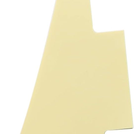 Electric Guitar Pickguard for Les Paul Modern Style with Chrome Bracket, Cream 1Ply