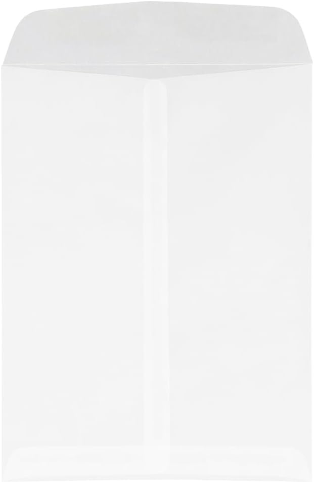 9 x 12 Open End Catalog Translucent Vellum Envelopes - Clear - 25/Pack - photo 2