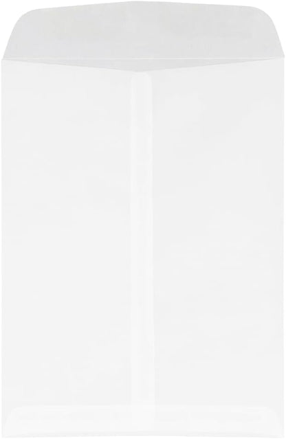 9 x 12 Open End Catalog Translucent Vellum Envelopes - Clear - 25/Pack - photo 2