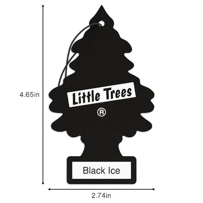 Hanging Tree Car Air Fresheners, Black Ice Scent, 24 Count - photo 5