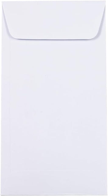 #7 Coin Business Envelopes - 3 1/2 x 6 1/2 - White - 50/Pack