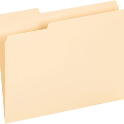 Pendaflex File Folders,Letter Size,8-1/2" x 11",Classic Manila,1/3-Cut Tabs in Left,Right,Center Positions,100 Per Box (65213),(Pack of 2)