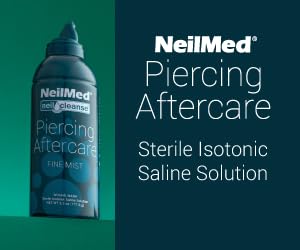 Spray de cuidado posterior para piercings, niebla fina 177mL (6.3 FLoz)