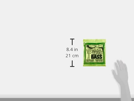 Ernie Ball Regular Slinky Nickel Wound Bass Guitar Strings, 50-105 Gauge (P02832)