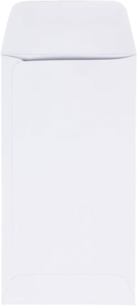 JAM PAPER #7 Coin Business Envelopes - 3 1/2 x 6 1/2 - White - 50/Pack