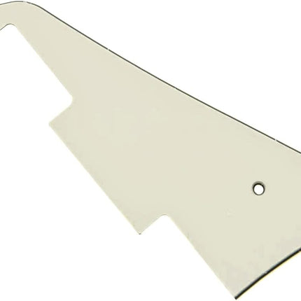 KAISH Aged White 3 Ply LP Guitar Pickguard with Chrome Bracket for Epiphone Les Paul