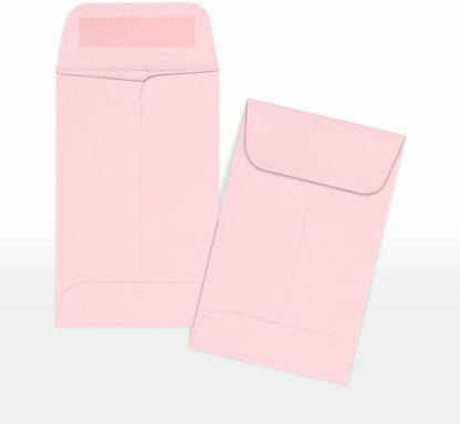 Candy Pink Coin Envelopes, 2 1/4 x 3 1/2 Inch, 50 Count - photo 3