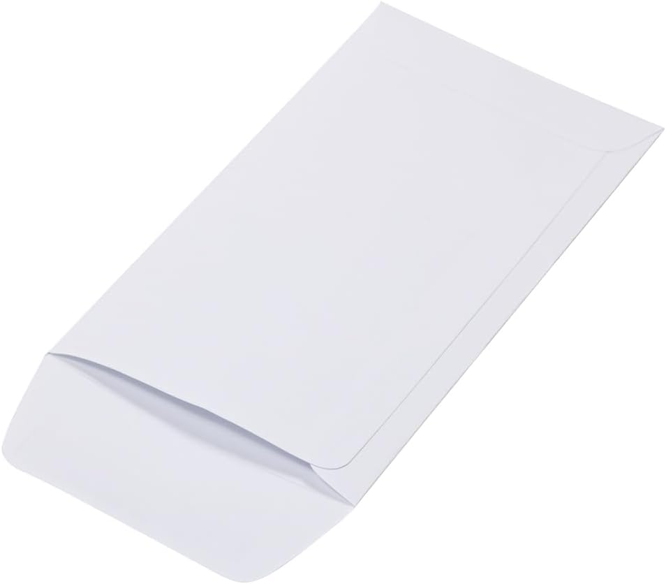 #7 Coin Business Envelopes - 3 1/2 x 6 1/2 - White - 50/Pack - photo 5