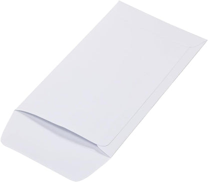 #7 Coin Business Envelopes - 3 1/2 x 6 1/2 - White - 50/Pack - photo 5