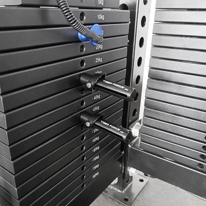 Close-up of Gym Weight Drop Set Pin showing durable steel construction