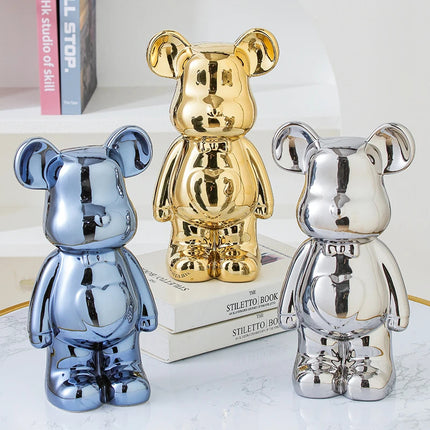 Aesthetic Bear Brick Ceramic Statue - photo 3