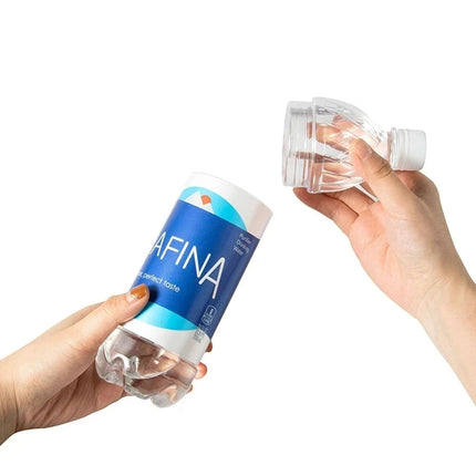 Water Bottle with Hidden Storage bottom compartment detail close-up