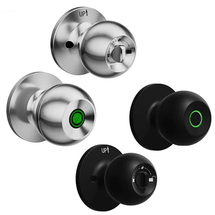 Smart Door Knob keypad entry with backlit touchscreen display