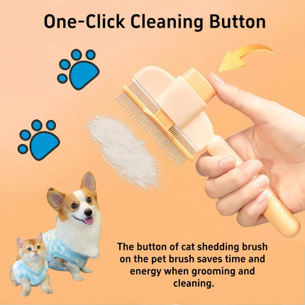 Using pet flea comb to remove fleas and eggs from dog fur