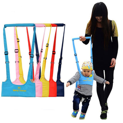 Child using Toddler Walk Learning Assistant for guided first steps development