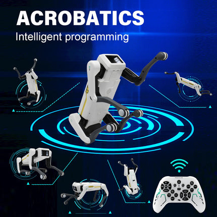 USA-CALI Interactive AI Robot Dog Toy - action pose demonstrating movement features