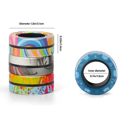 Magnetic Rings Fidget Toy - photo 3