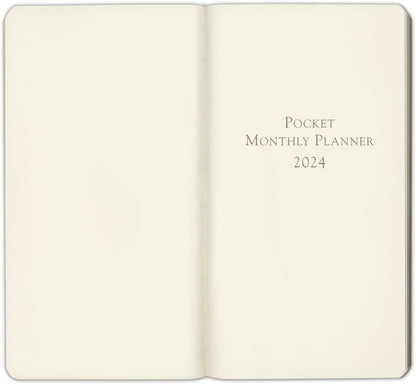 Pocket Monthly Planner 2024, Acadia Tan, 6 x 3.25 in - photo 2