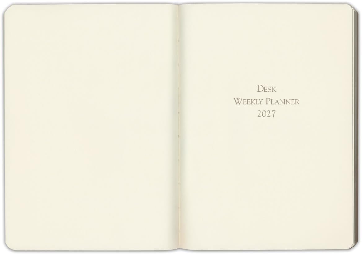 Leather Desk Weekly Monthly Planner 2027 - photo 2