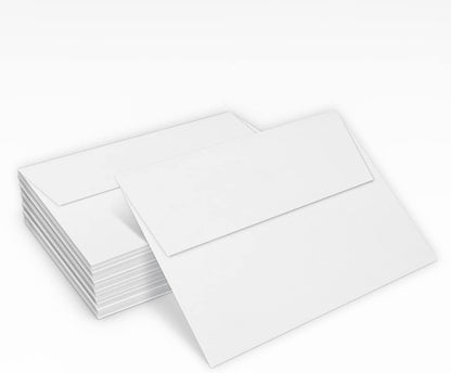 A7 Bright White Peel & Press Invitation Envelopes, 5 1/4 x 7 1/4 in, 32 lb, 50 Count - photo 5