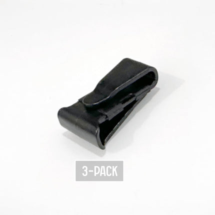 Guitar Pick Clip (3-pack) for Guitar Straps (Patented Design )