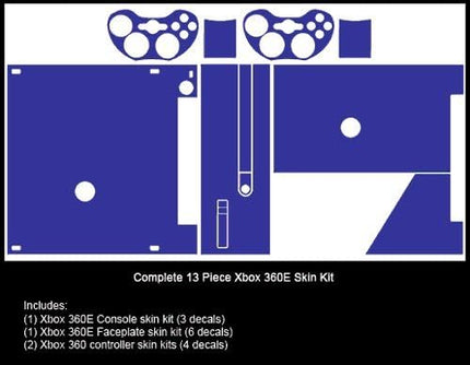 Red Chrome Mirror - Vinyl Decal Mod Skin Kit by System Skins - Compatible with Microsoft Xbox 360E