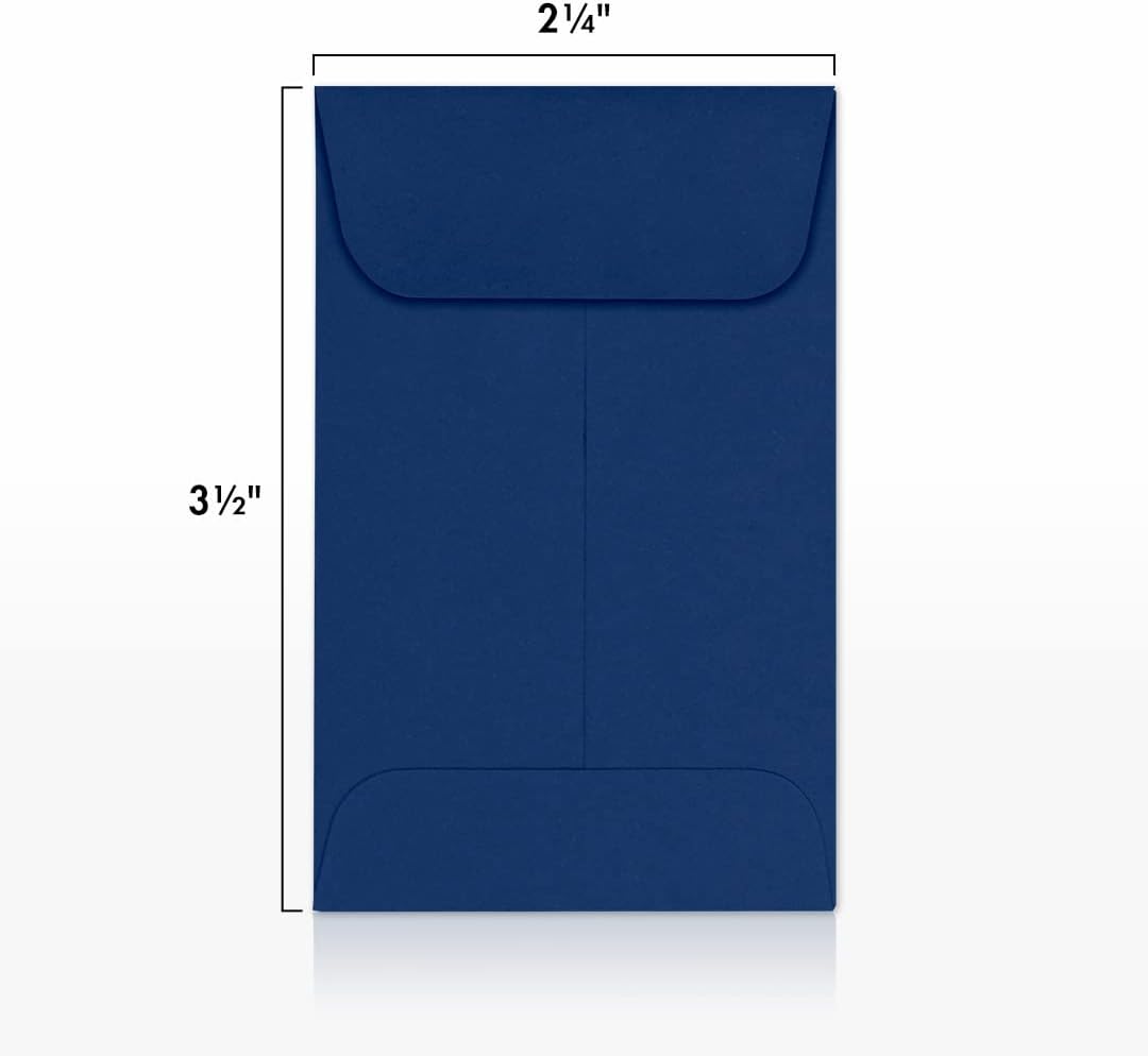 80 lb Navy #1 Coin Envelopes for Coin Collections - photo 3