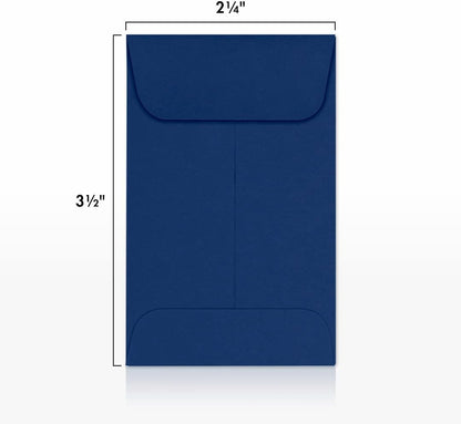 80 lb Navy #1 Coin Envelopes for Coin Collections - photo 3