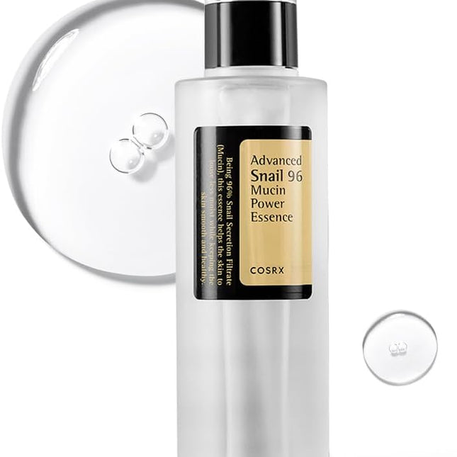 COSRX Snail Mucin 96% Power Repairing Essence — 100ml K-Beauty Hydrating Serum