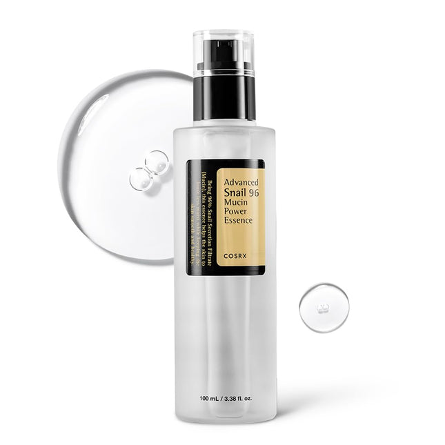 COSRX Snail Mucin 96% Power Repairing Essence 3.38 fl.oz — K-Beauty Hydrating Serum