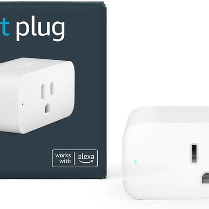 Amazon Smart Plug, Works with Alexa, Simple Setup, Endless Possibilities