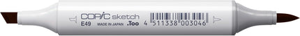 Copic Markers E49-Sketch, Dark Bark, 1 Count (Pack of 1)