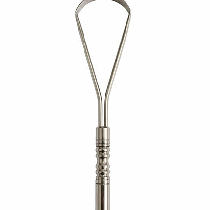 Tongue Cleaner – Stainless Steel Tongue Scraper for Fresh Breath, Oral Care & Daily Hygiene (Silver)